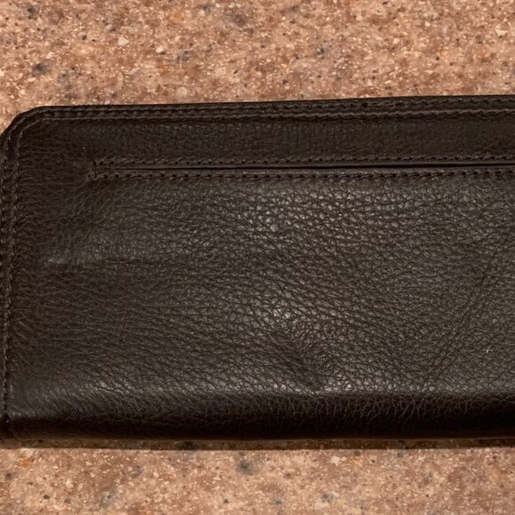 The Sak Chocolate Dark brown Leather Women's Janet pocketbook NWT - Picture 4 of 5